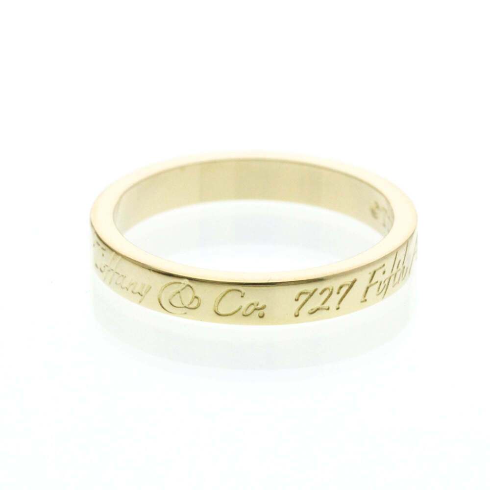 Tiffany Notes Ring Yellow Gold (18K) Fashion No Stone Band Ring Gold - Picture 2 of 9